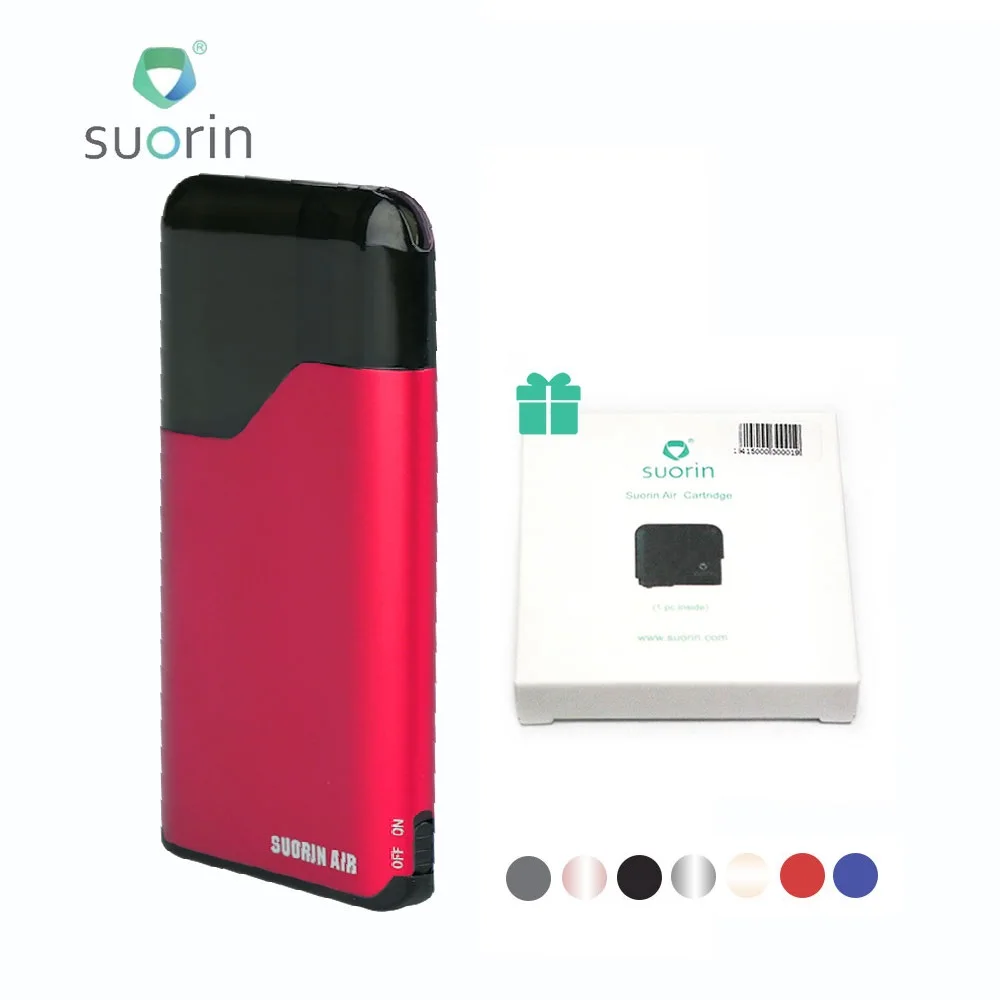 Оригинальный Suorin Air Vape комплект с внутренней батареей 400 мАч 2 мл картридж Портативный испаритель комплект Suorin воздушный комплект