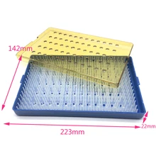 Instrumentos microquirúrgicos oftálmicos de belleza, cirugía Autoclavable quirúrgica, caja de desinfección de silicona, tamaño L/M/S, herramientas para los párpados