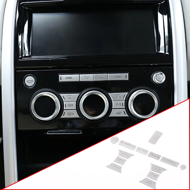 Copertura per portabicchieri centrale dell'auto, in ABS, cromata, 1 pezzo, per Discovery Sport 2015-2018, accessori auto (argento) Copertura per portabicchieri centrale dell'auto, in ABS, cromata, 1