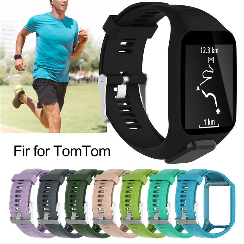 Новый водонепроницаемый ремешок для часов Smartband браслет взрослых TomTom Runner 2/Spark