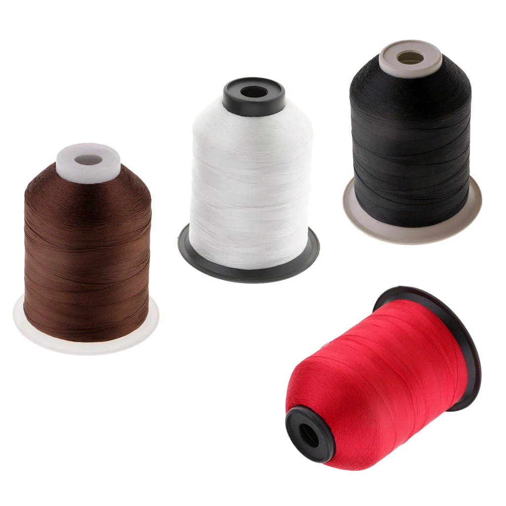 Durable Nylon Whipping Wrapping Thread for Fishing Rod Ring Guides 2187 Yds Black/ White/ Red/ Brown Fishing Accessories