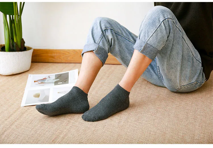 Модные хлопковые носки для мужчин летние короткие носки лодыжки дышащие мягкие мужчин's носки для девочек невидимые лодочки Высокое