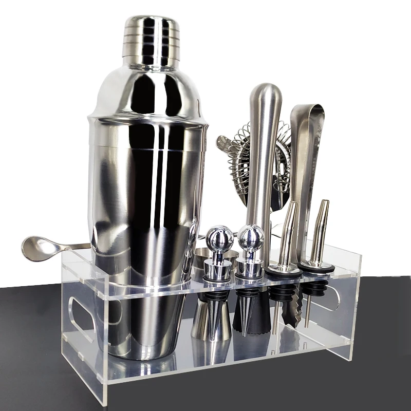 

Wine regulator Cocktail Shaker Cup Professional Premium Barware Set Drink Mixer 550/750ml Bar Tool With Wine Rack