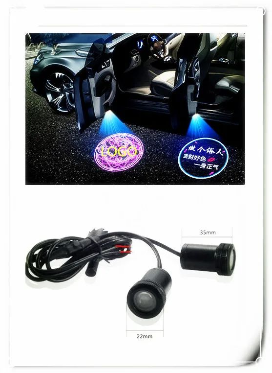 

2 Pcs LED Car Door Lamp welcome logo projection Light for Volvo Universe C30 S80L C70 V50 S40