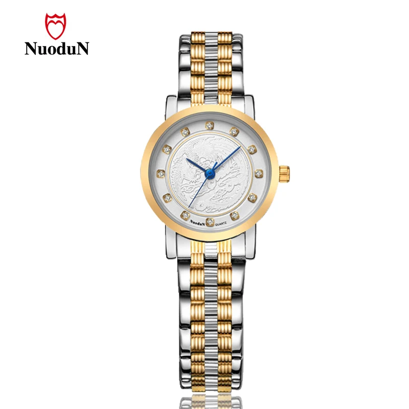 Nuodun New Arrival Brand Fashion Couple Quartz Watch Men Women Dress Lovers Wristwatch Luxury Man Watches Gold relogio 2020 Nuodun New Arrival Brand Fashion Couple Quartz Watch Men Women Dress Lovers Wristwatch Luxury Man Watches Gold relogio 2020