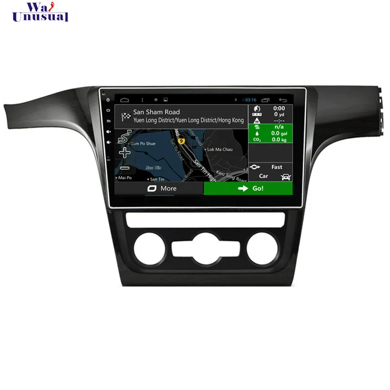 Sale WANUSUAL 1024*600 10.2 Inch Quad Core 16G Android 6.0 GPS Navigation for VW Passat 2013 2014 2015 2016 2017 With BT 3G Wifi Maps 4
