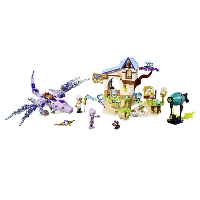 Ceny Elfy Aira i pieśń smoka wiatrowego klocki 41193 Legoings elfy figurki cegły modele na prezent