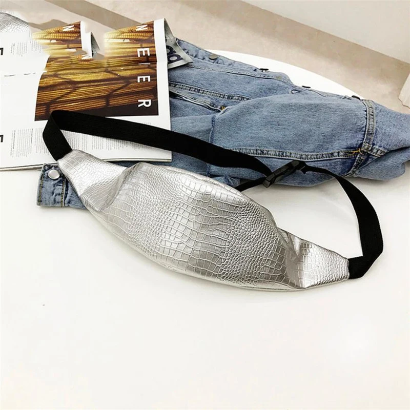 Waist Pack Women Fanny Pack 2018 Crocodile Pattern Leather Messenger B_C6_27