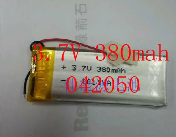 

Size 042050 3.7V 380mah Lithium polymer Battery with Protection Board For MP4 GSP PSP Digital Products Free Shipping