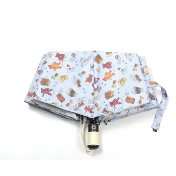 

children umbrella automatic folding umbrella cat bear TTK brand cartoon Totoro sun umbrella rain women parasol female for girl