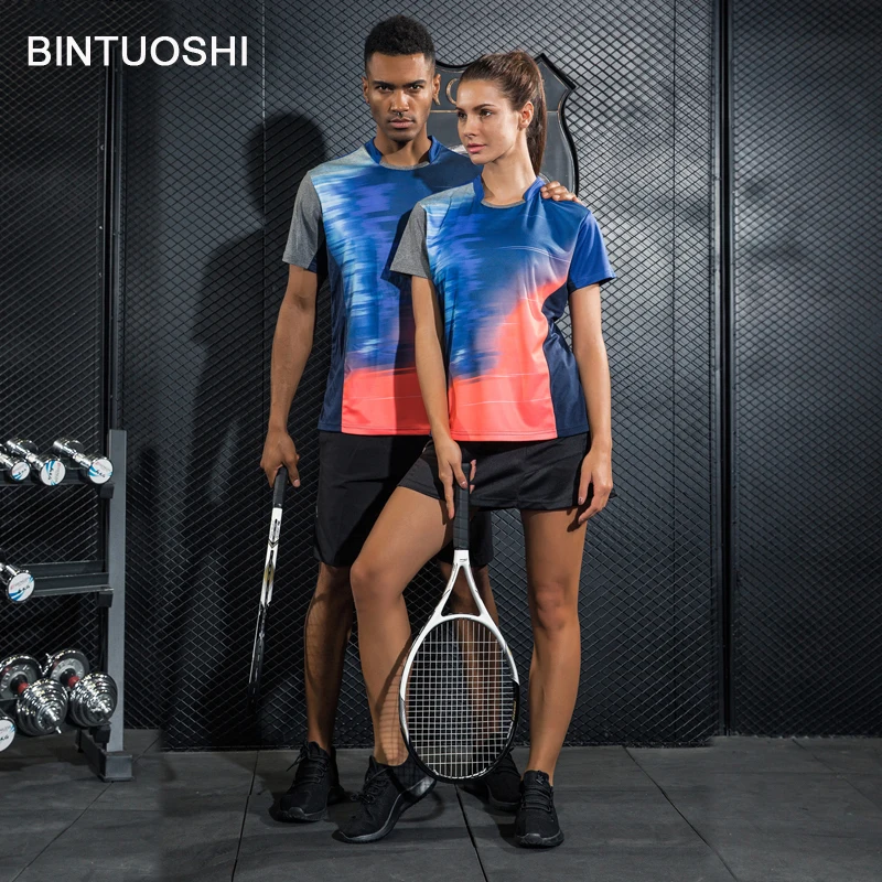

LYNSKEY Women Tennis Clothes Men Badminton Shirts+Shorts Tennis Jersey Breathable Quick Dry Sport Sets