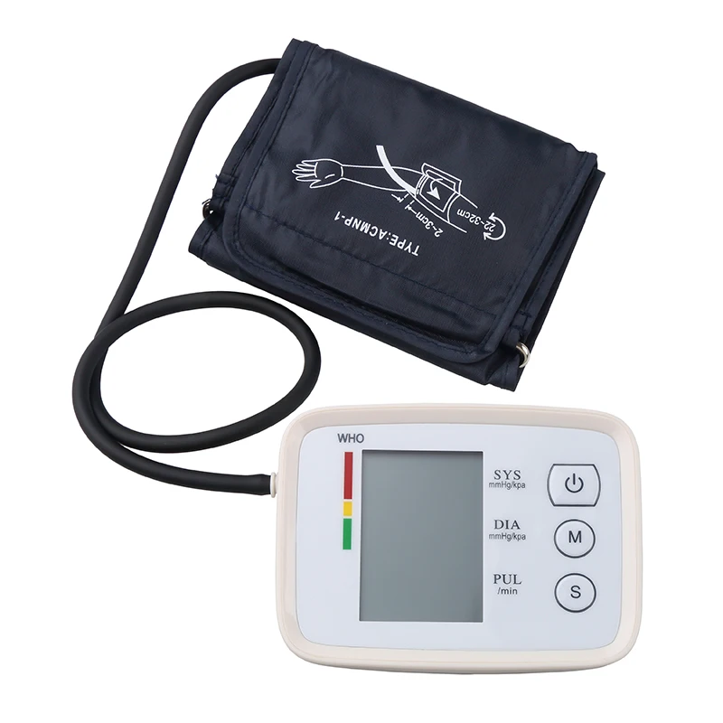 

CAMMUO Portable rechargeable sphygmomanometer pulsometer digital upper arm sphygmomanometer heart rate pulsometer dropship
