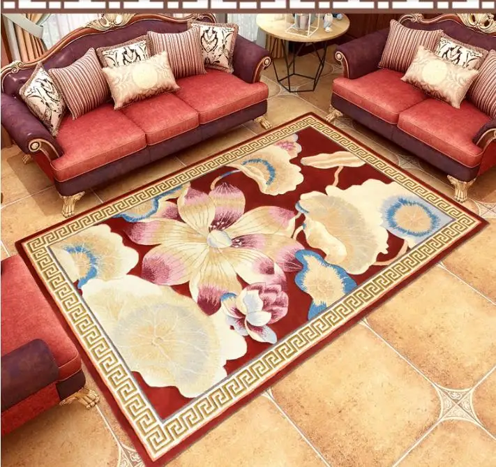 Japan style 100 wool Carpets For Bedroom hallyway Non slip Modern Area