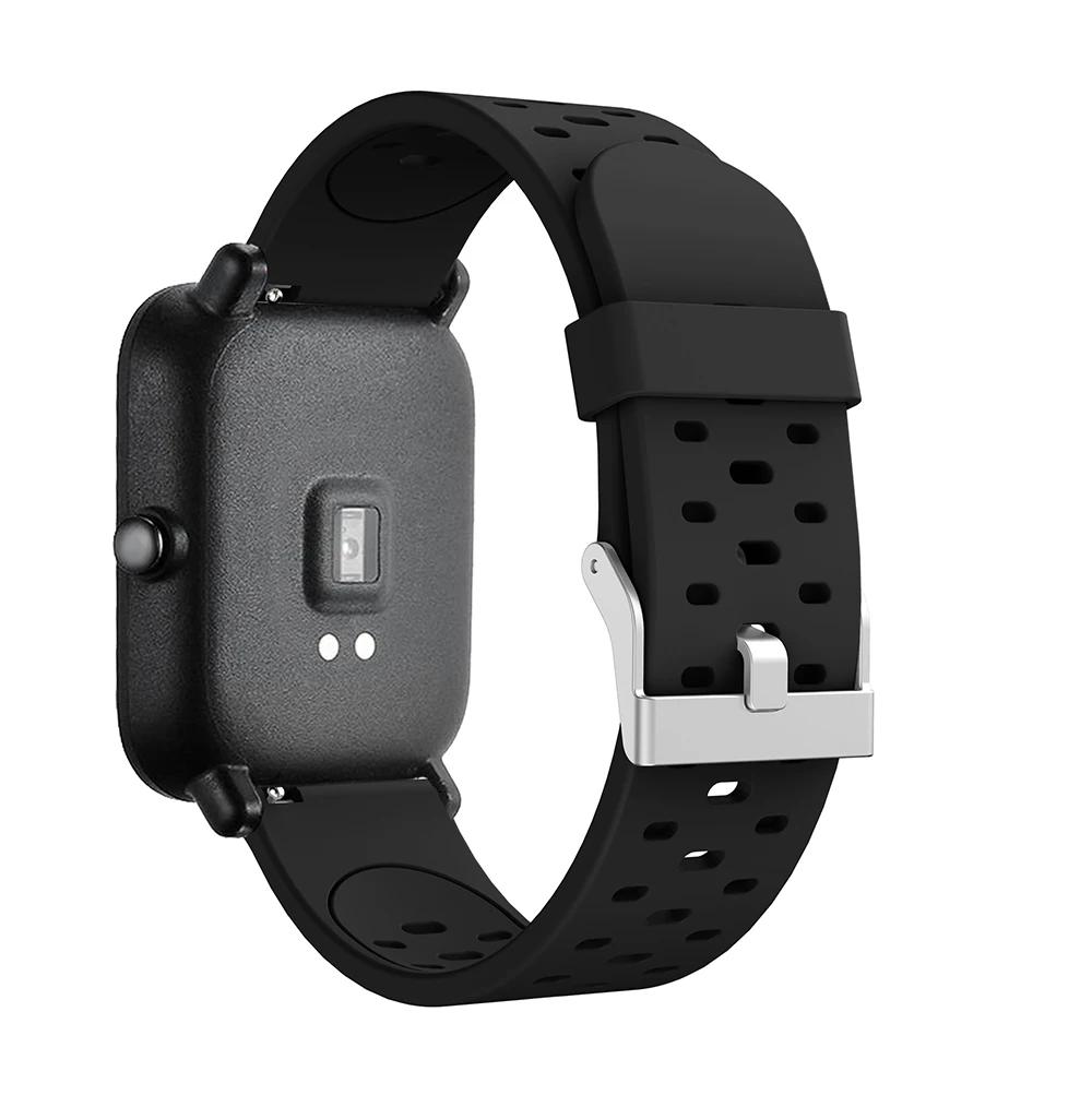 Силиконовый ремешок для Xiaomi Huami Amazfit GTS GTR 42 мм Amazfit Bip Lite сменный ремешок спортивный браслет ремень 20 мм ремешок для часов