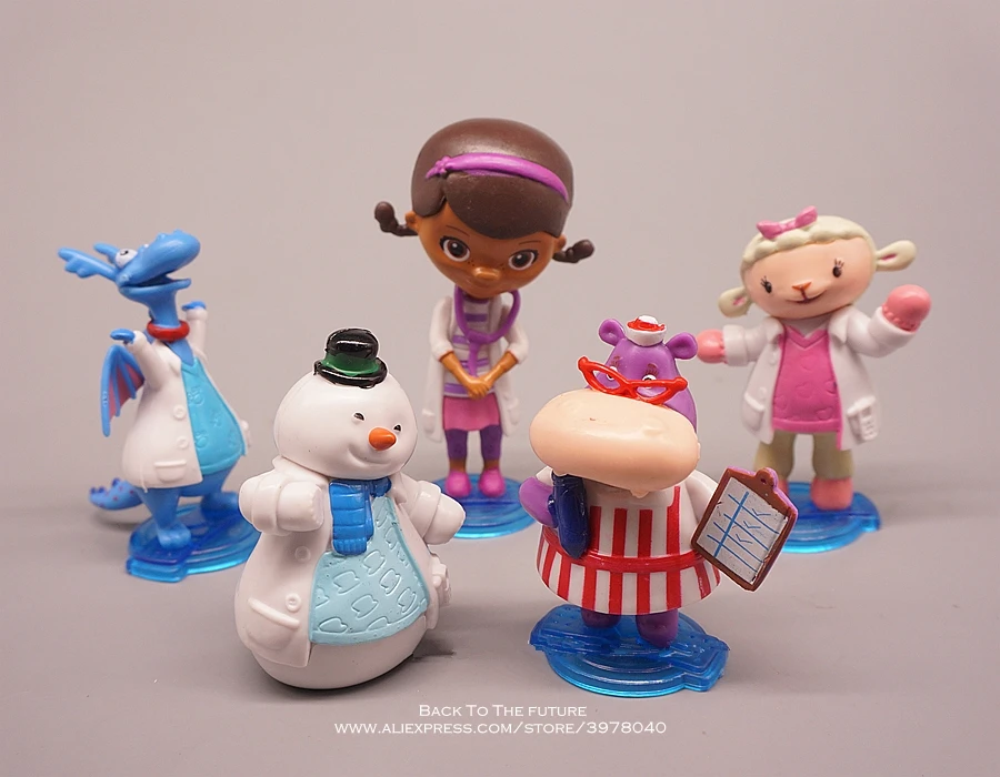Disney Doc McStuffins 6 8 см 5 шт./компл. фигурка осанка коллекция украшений аниме игрушки