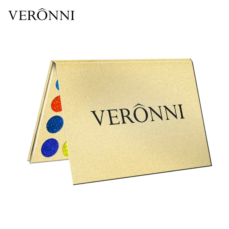 

VERONNI Eyeshadow Palette 24 Glitter Colors Full Size Long Lasting glitter pressed powder palette DHL Eyes Cosmetics 24pcs/lot