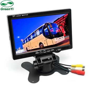 

HD Digital Screen 800*480 7 Inch TFT Car Parking Monitor LCD Auto Headrest Monitor With 2 Camera Video Input