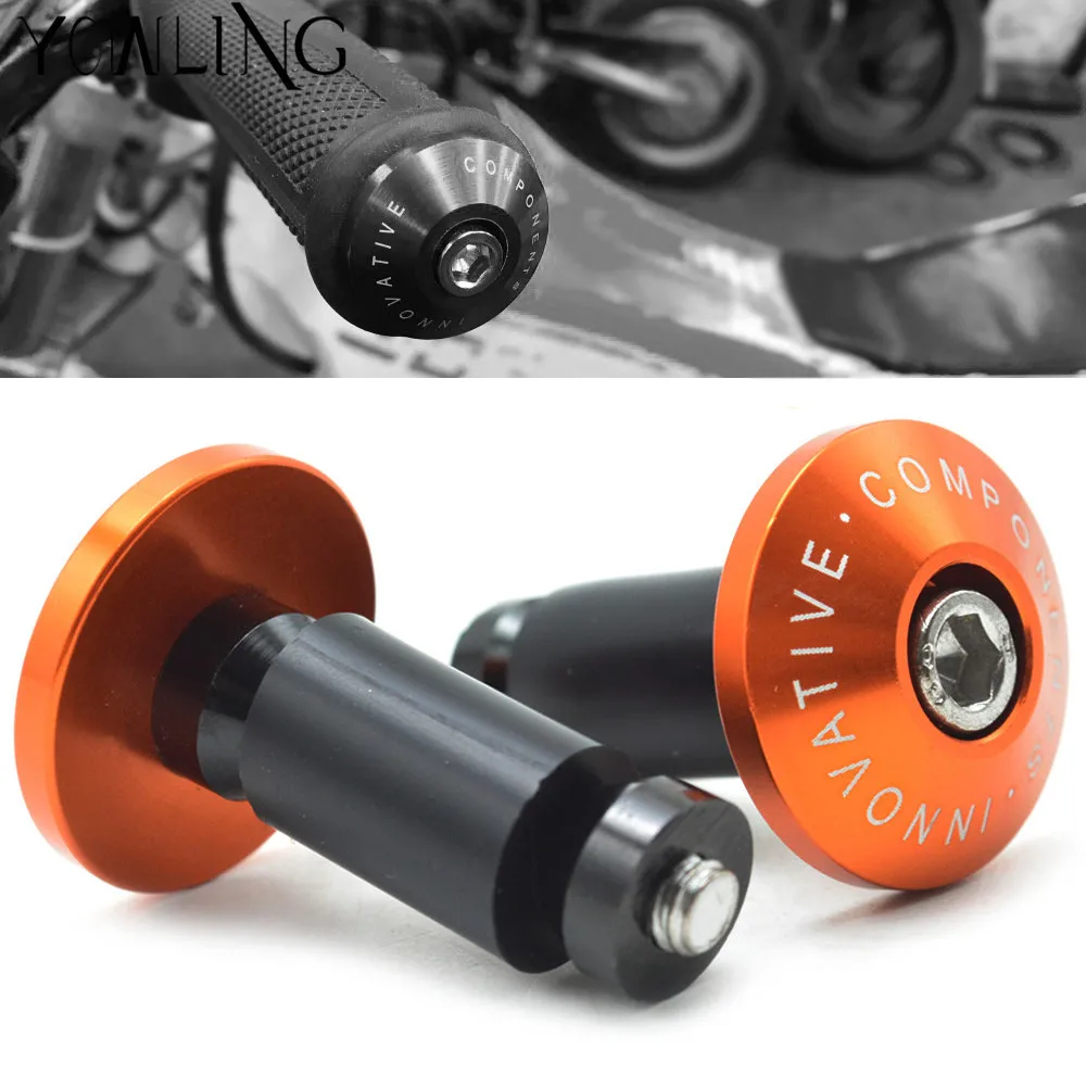 7/8''22 mm CNC motorcycle handlebar cap motocross handle bar grips ends
