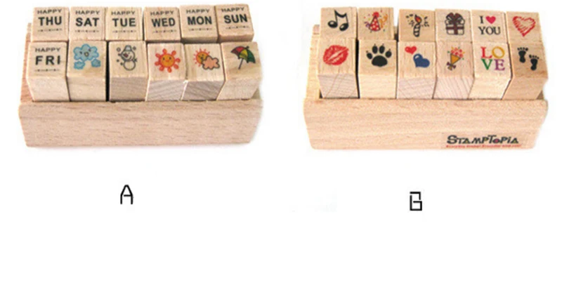 Pikaalafan 12 шт./компл. мультфильм шаблон деревянный набор штампов счастливую жизнь любящих путешествия молочные деревянный резиновые игрушечная печать 4 вида конструкций для рисования