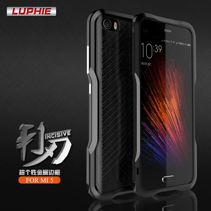 imágenes para Luphie Para Xiaomi 5 M5 Mi5/Mi 5 Marco Del Metal de Aluminio de Lujo A Prueba de Golpes + Cuero Genuino de la Cubierta Trasera de Protección Caso de gaza imágenes para Luphie Para Xiaomi 5 M5 Mi5/Mi 5 Marco Del Metal de Aluminio de Lujo A Prueba de Golpes + Cuero Genuino de la Cubierta Trasera de Protección Caso de gaza