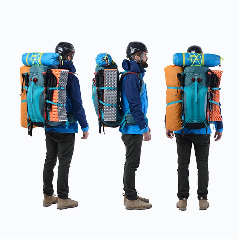 Naturehike профессиональная походная альпинистская сумка рюкзак с подвесной системой унисекс нейлоновая ткань 55L 65L 3 цвета