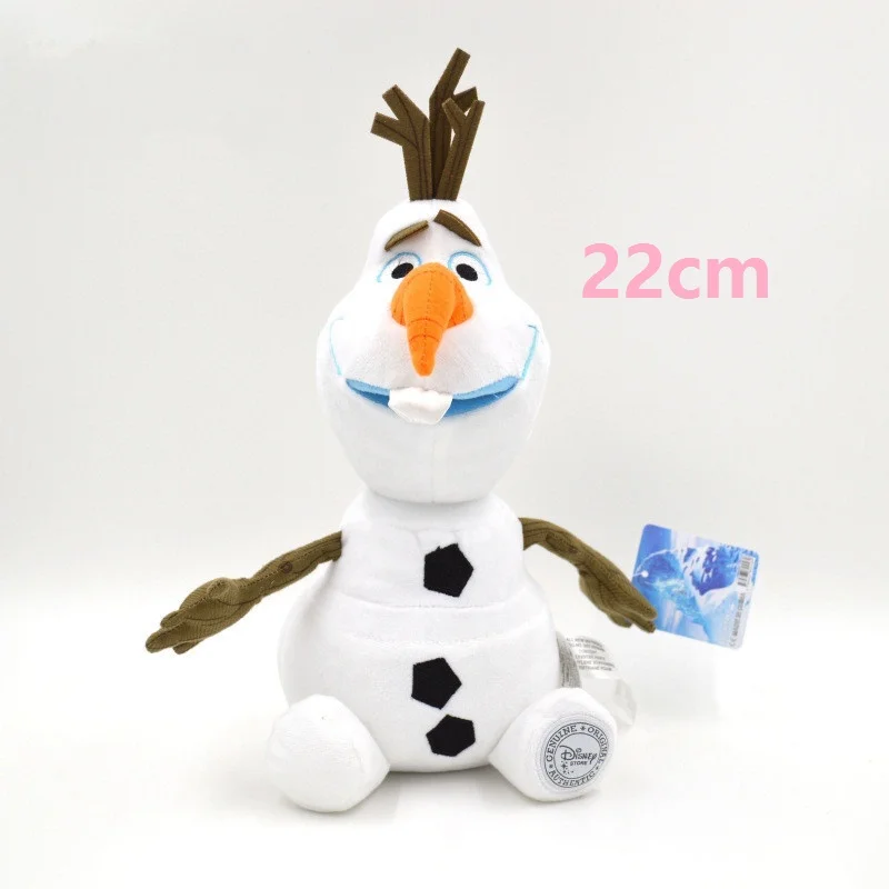 Disney Toys Olaf Plush Toys 22cm 30cm 50cm Frozen Cute Cartoon Snowman Stuffed Doll Brinquedos Juguetes Kids Gifts