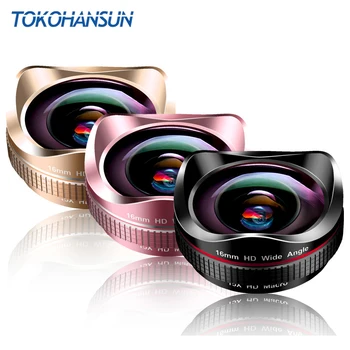

TOKOHANSUN Professional 15x Macro Camera Photo HD 0.6x Super Wide Angle Phone Lens For Samsung S8 iPhone 6S 7 Plus X Smartphone