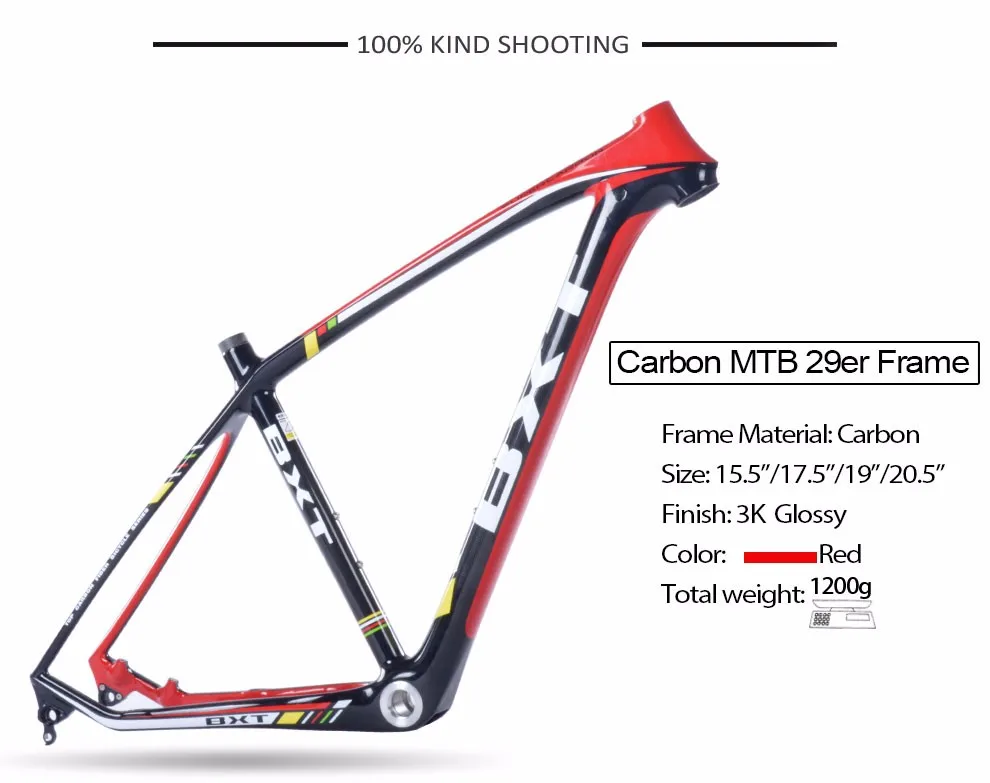 Clearance BXT 2018 Full carbon mountain bike 29er frame 3K weave bicicletas mountain bike 29 bicycles carbon mtb frame 135*9mm and 142*12m 4 Clearance BXT 2018 Full carbon mountain bike 29er frame 3K weave bicicletas mountain bike 29 bicycles carbon mtb frame 135*9mm and 142*12m 4