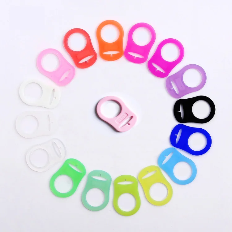 5 шт Детские пустышки держатель для соски Зажим адаптер для кольца силиконовые кнопки Руководство DIY - Цвет: Random-5pcs