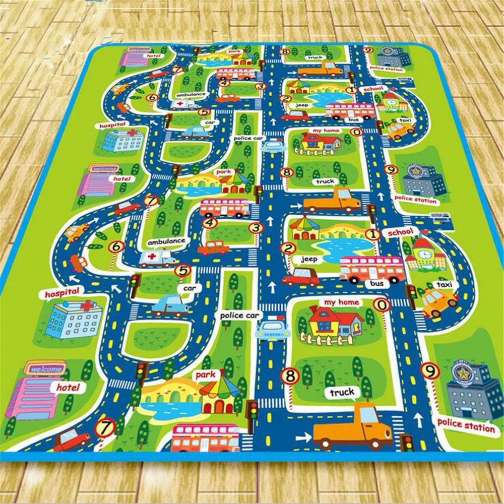 Free shipping City Road Carpets For Children Play Mat Beach Picnic Baby