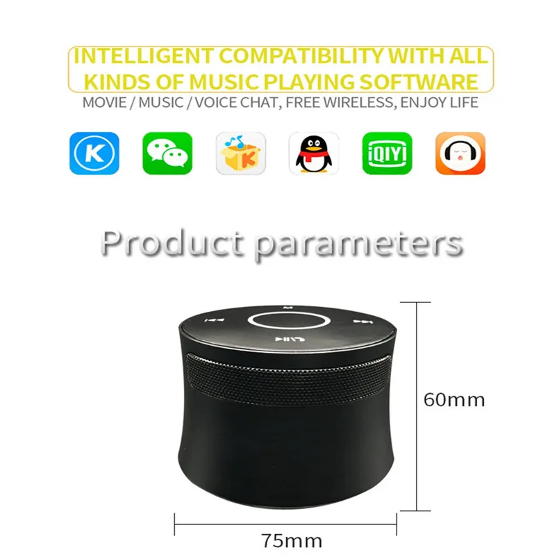 Portable Mini Bluetooth Speaker Wireless V4.1 Bluetooth Speaker Superb HD Sound&Bass 360 Degree Stereo USB Charging 40AP903