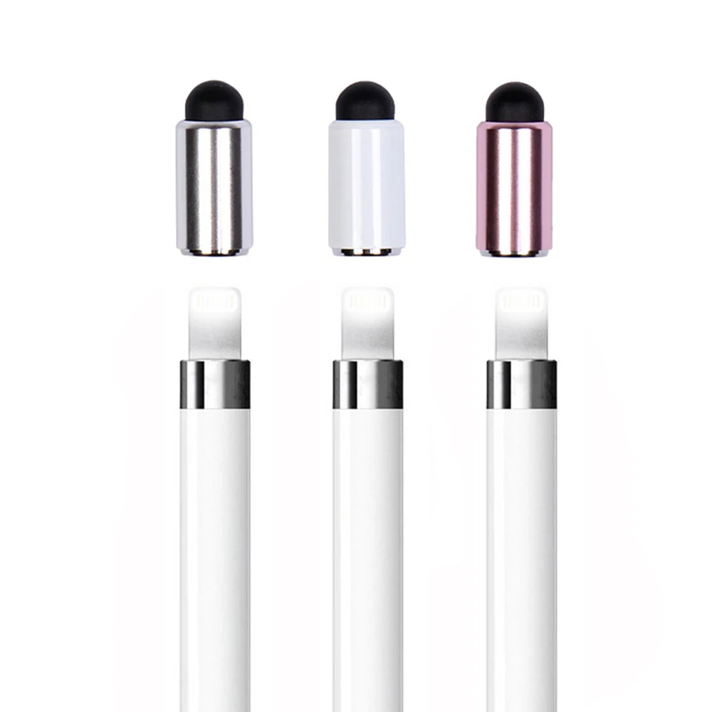 3 шт./компл. чехлы для Apple Pencil Cap Сменные Металлические наконечники всех планшетов