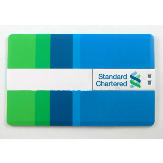 32gb funny bank credit card shape print company logo usb flash drive