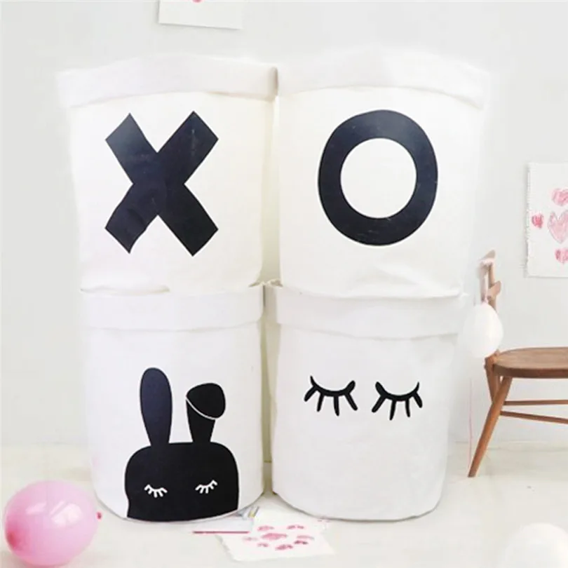 New 2019 Laundry Basket Storage Barrel Standing Clothing Storage Bucket Laundry Organizer Holder Pouch Household #4j03 (8)