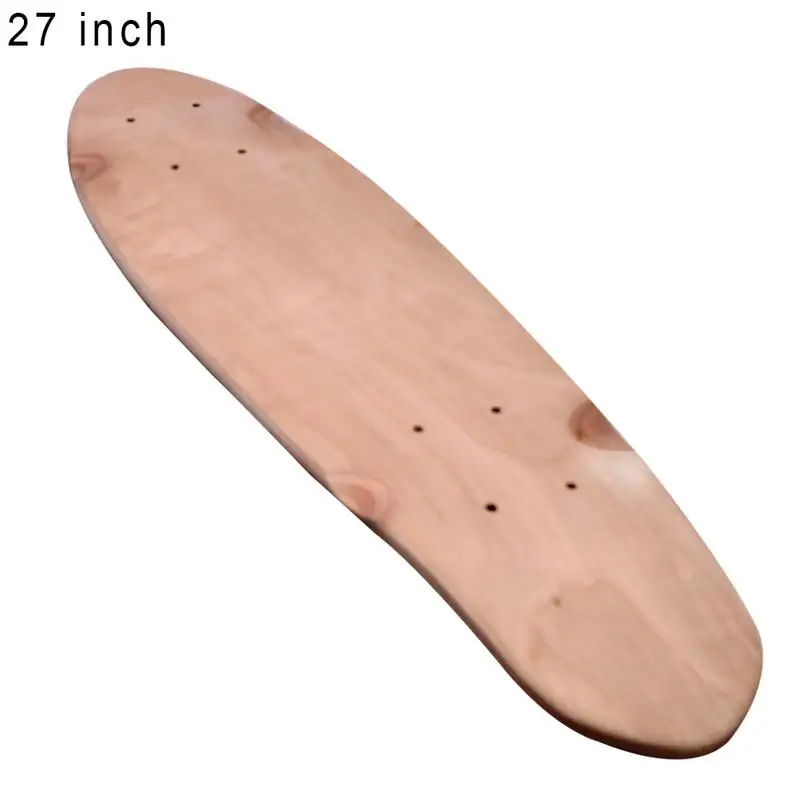 Goede 2018 Fashion 24 inch 27 inch Maple Dek Vis Skateboard Deck Enkele Rocker Skateboard Professionele Zeven Lagen Dek