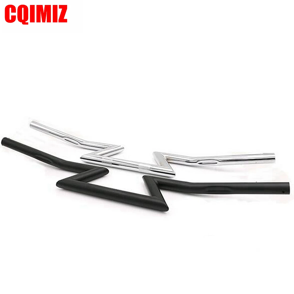 " 25 мм металлическая ручка для мотоцикла Z Bars для Honda Yamaha Suzuki Kawasaki Harley Triumph