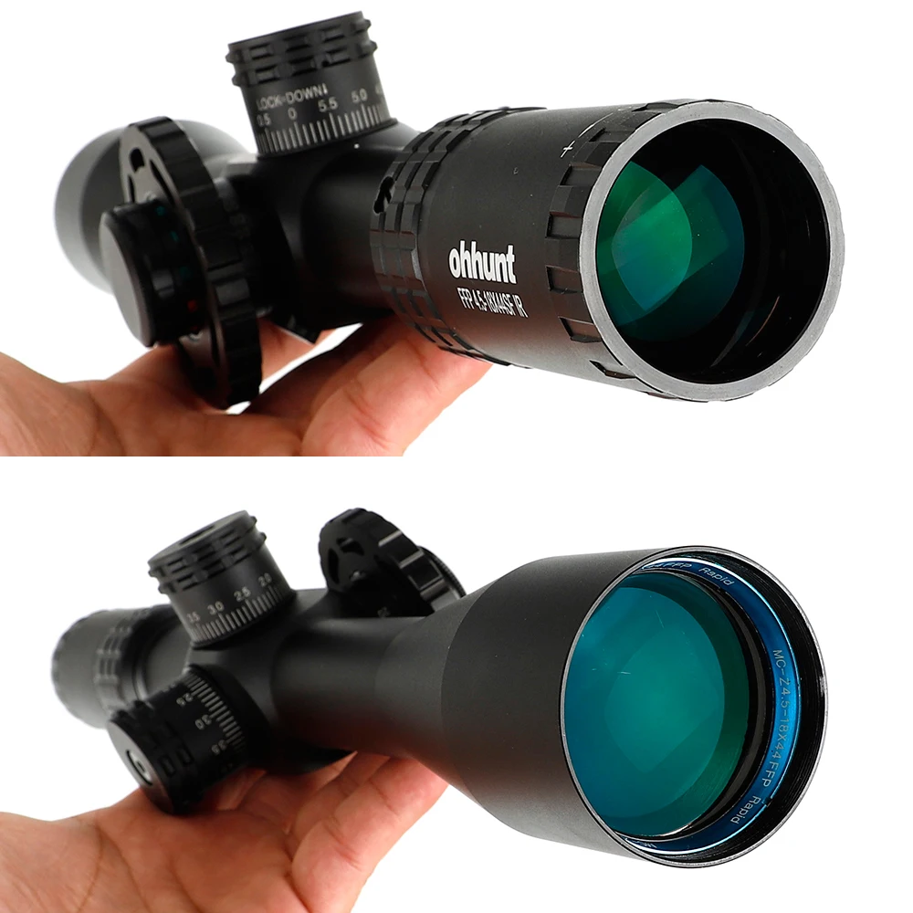 Ohhunt 4 5 18X44 SFIR первый фокусный самолет охотничий прицел стеклянный вытравленный