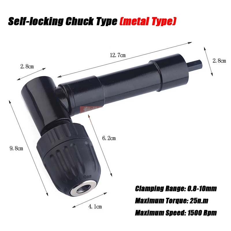 

90 Degree Angled Right Angle Electric Drill Corner Chuck Drill Bit for Adapter Screwdriver Corner Quality Narrow space