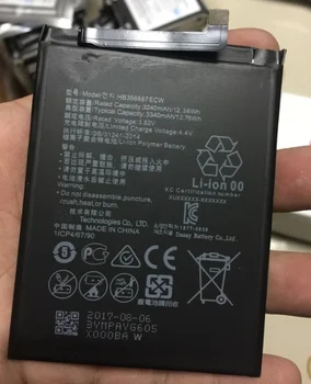 

Original HB356687ECW phone battery For Huawei nova 2 plus BAC-AL00 nova2 plus 3340mAh
