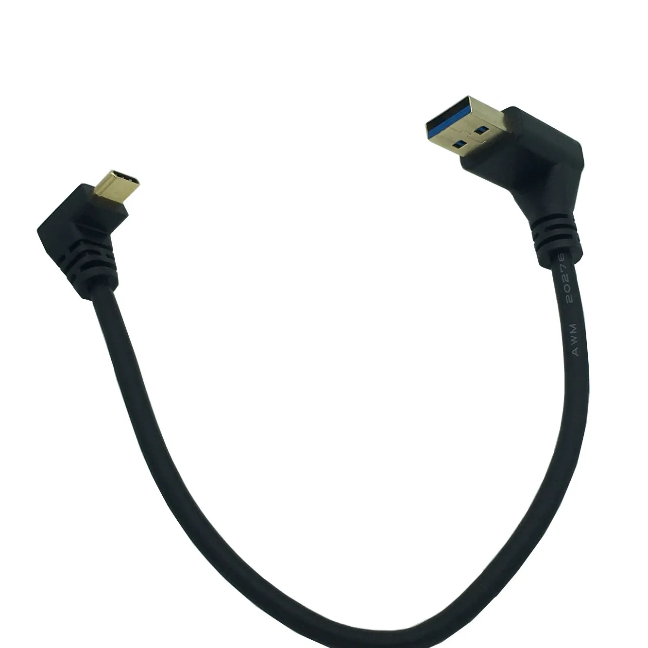 Позолоченный Стандартный USB3.0 версия AM изгиб/Тип C вверх и вниз ноутбук телефонный