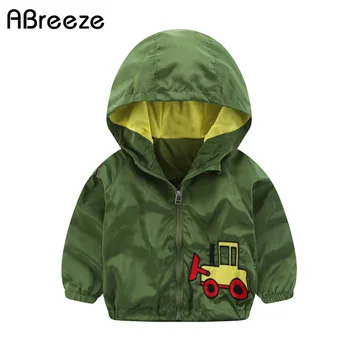 

New spring autumn children outerwear & coats fashion 2-7T boys hooded jackets color green red full jackets for boys
