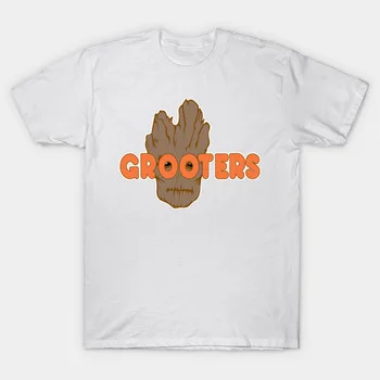 2017 Free Shipping Newest Brand Clothes Film T Shirt Hip Hop Guardians Of The Galaxy Grooters Print T-Shirt White Modal Top Tees