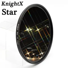 KnightX Star Filter 52MM 58MM 67MM 4 6 8 Point Line for Canon Nikon d3200 d5200