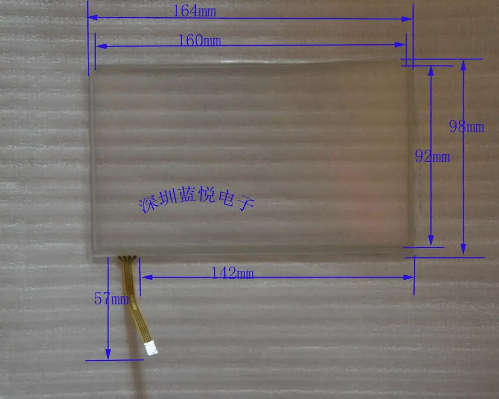 

7 Inch Touch Screen four wire resistive screen 164*98 / /GPS Edward song navigation screen