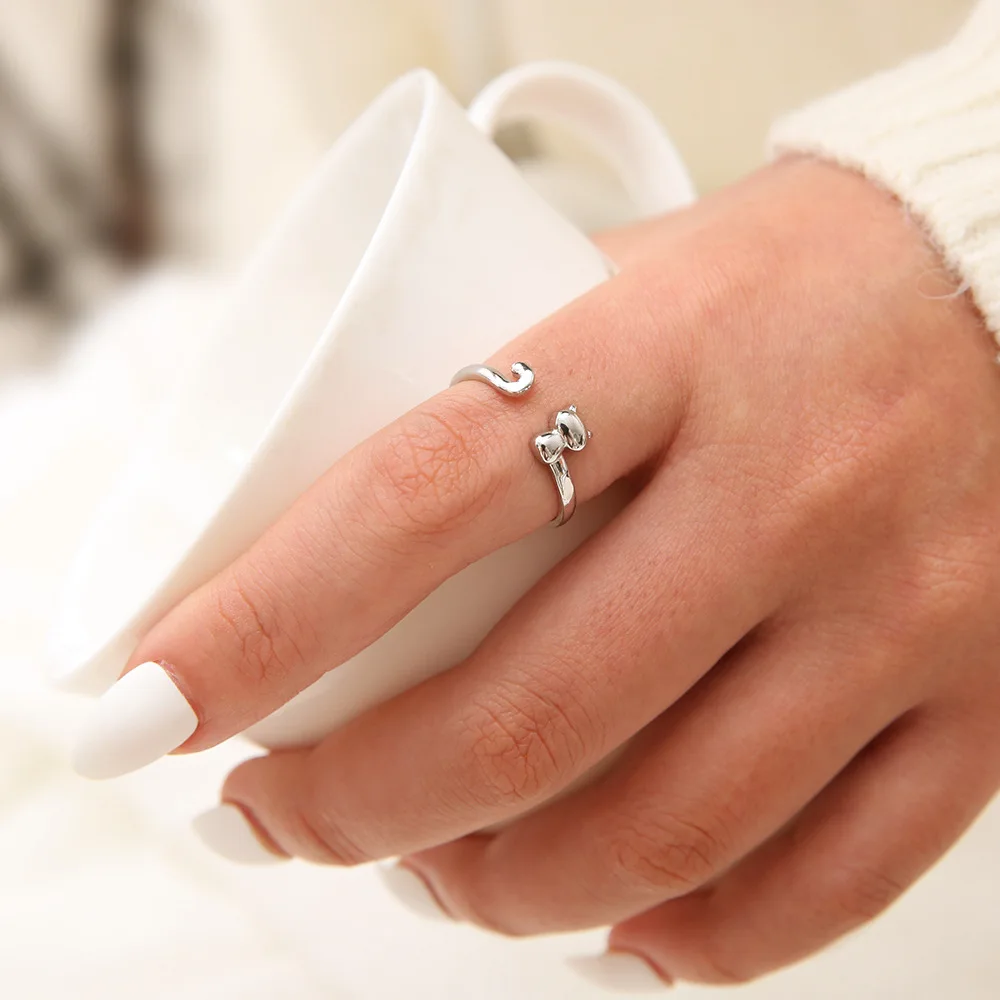 Женское кольцо из нержавеющей стали Acero Joyeria Mujer регулируемое серебряное с