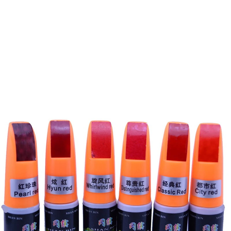 Car Scratch Repair Red Paint Pen Touch Up Paint Scratch Mending Scratch