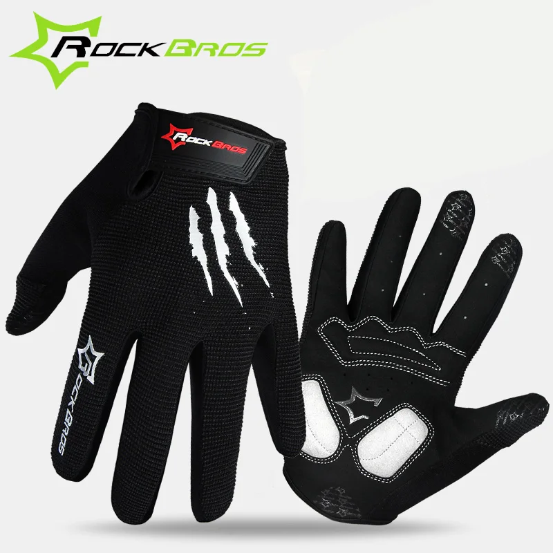 Prix pour RockBros Vélo d'hiver Gants Long Doigt Vtt chaud écran tactile complet doigt gants coupe-vent gants pour hommes accessoires vélo Prix pour RockBros Vélo d'hiver Gants Long Doigt Vtt chaud écran tactile complet doigt gants coupe-vent gants pour hommes accessoires vélo