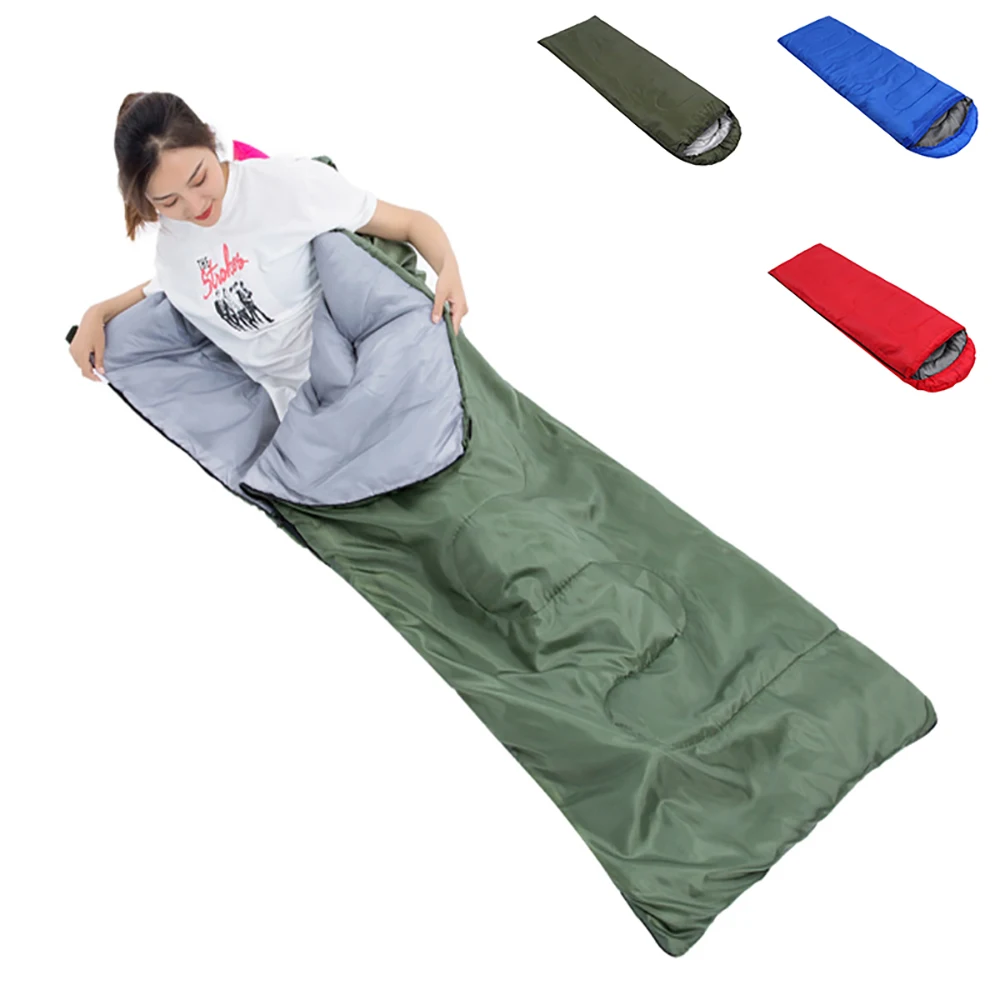  Beach Mat Camping Sleeping Bag Lightweight 4 Season Warm Cold Envelope Backpacking Sleeping Bed Bag