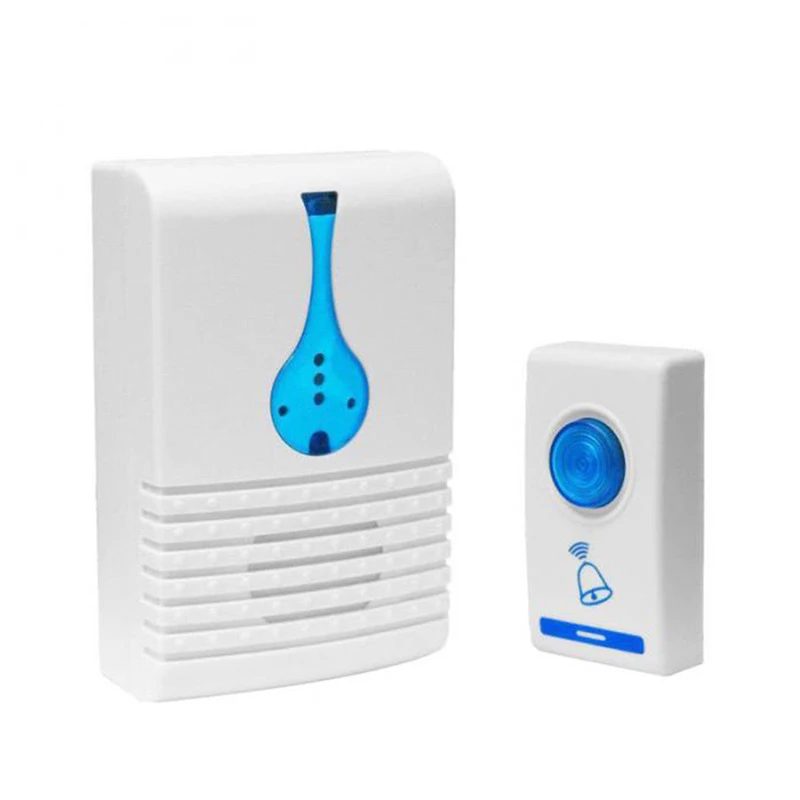 

Durable Creative High Quality LED Indicator 100M Range Home Security Hot Gate Alarm Door Bell Wireless Doorbell 32 Tune Songs