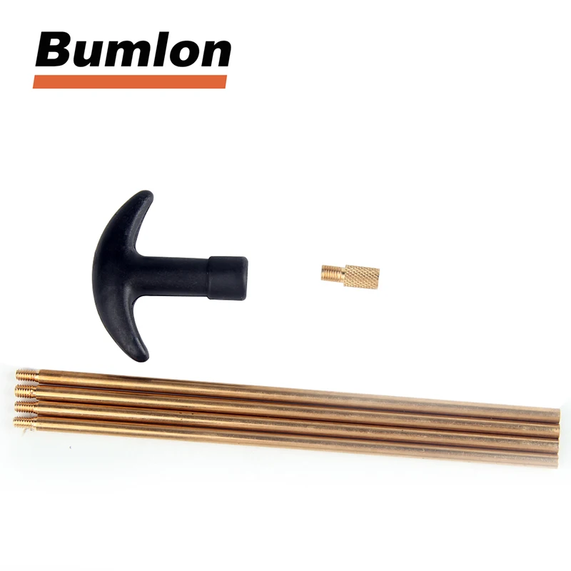 Tactical Gun Cleaning Rods Set Soild Brass Rod Thread 8-32 for Hunting Airsoft Accessories 6pcslot RL37-0056 (7)